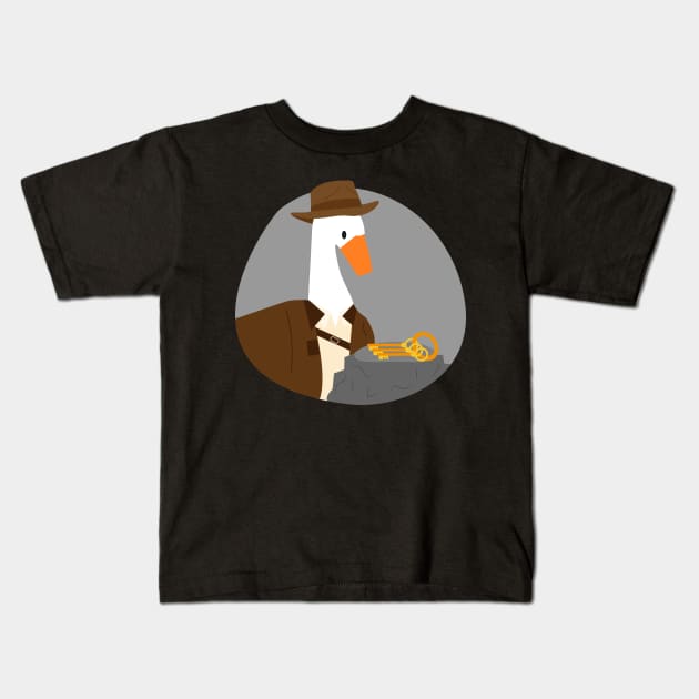 Indiana Goose Kids T-Shirt by El buen Gio